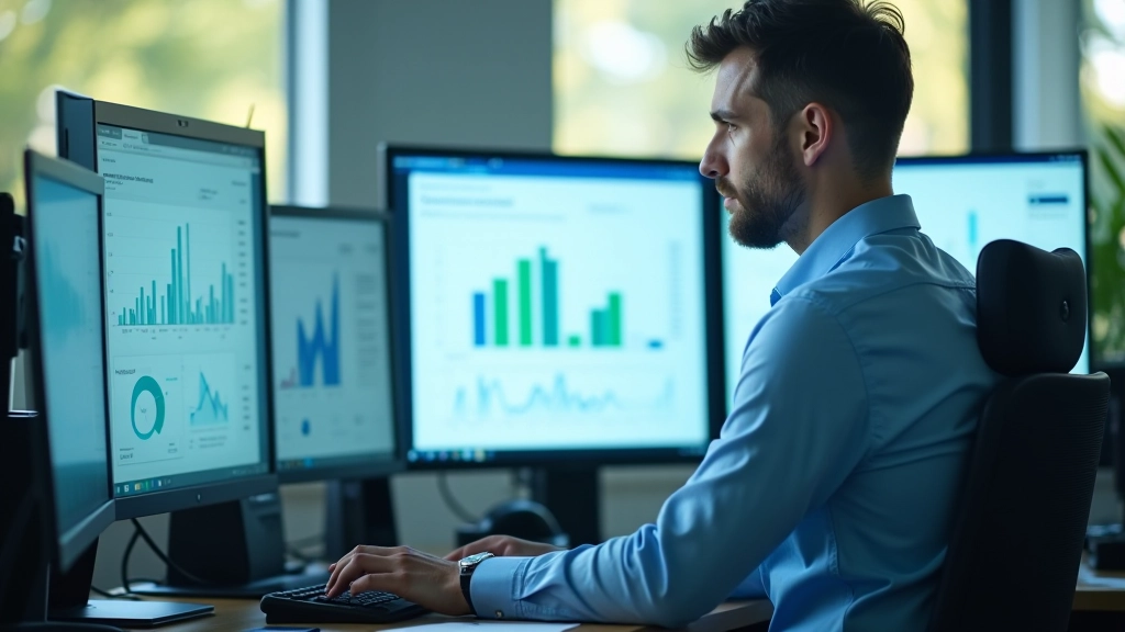 Nachhaltigkeitsanalyst bei der Datenanalyse und Interpretation von Umweltindikatoren