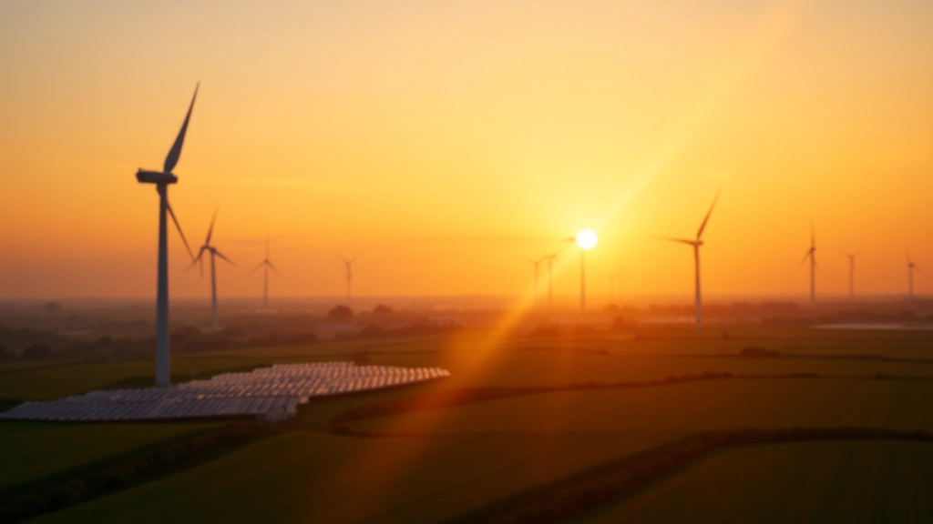 Erneuerbare Energieanlagen in Deutschland — Symbol der Energiewende und nachhaltigen Infrastruktur